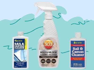 Sail and Canvas Cleaner products to wash your boat cover